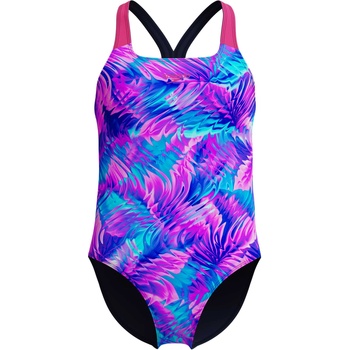 Speedo Цял бански girls a/o print powerback 1pc
