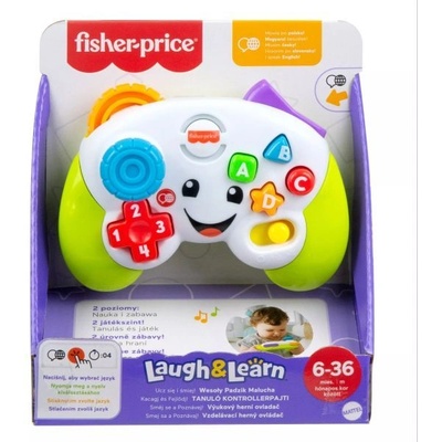 Mattel Fisher-Price: Смей се и учи - интерактивен контролер - На унгарски или английски език (JFF19)