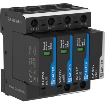 SALTEK SLP-275 V/3+1 120 kA (8/20) - Sestava trojpólového varistorového svodiče (A01946)