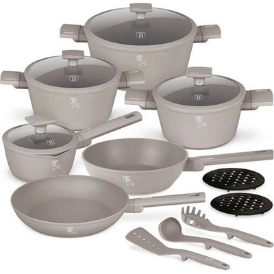 Berlingerhaus s titanovým povrchom 15 ks Taupe Collection BH-8111