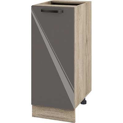 ИРИМ Долен кухненски шкаф Сити АРФ-Антрацит гланц-05-40 35 см