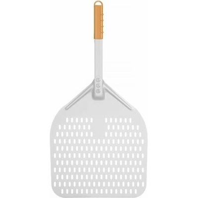 Lopatka na pizzu s perforáciou a krátkou rukoväťou, štvorcová, HENDI, 350x710mm 618066H