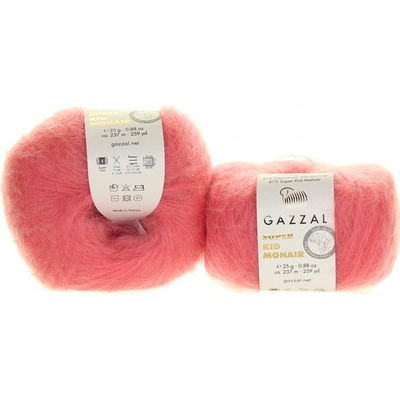 Gazzal Super Kid Mohair 64430 starorůžová