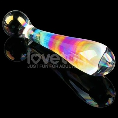 Twilight Gleam Glass Dildo borosilikátové sklo vagina bod G anál