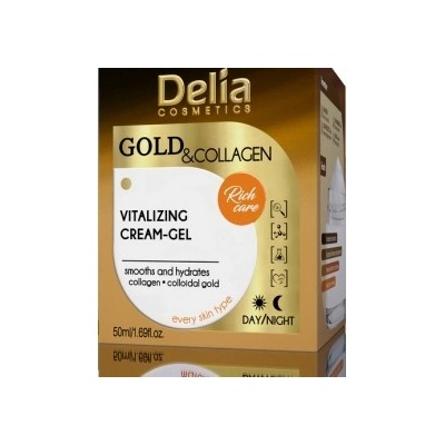 Delia Cosmetics vitalizující krémový pleťový gel 50 ml
