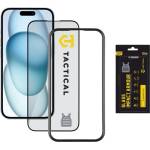 Tactical iPhone 16 / 15 TACTICAL IMPACT ARMOUR GLASS защитно стъкло за екран 3D, антибактериално + поддържаща рамка, TRANSFER 57983115936 (57983115936)