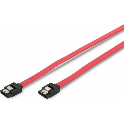 Digitus SATA II/III připojovací kabel, UL 21149, 0,3m kovová západka (AK-400102-003-R)