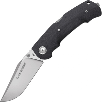 Viper TURN Essential Clip Point Satin M390, Black G10 V5988GB