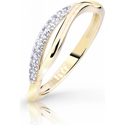 Cutie Jewellery zlatý prsten se zirkony Z8054 10 X 1