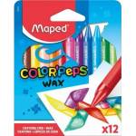Maped Maped: Комплект пастели Color Peps Wax - 12 броя (IMA861011)