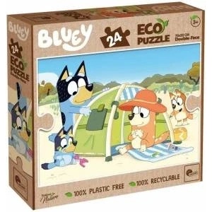 Lisciani Lisciani puzzle eko dwustronne bluey 24 el - mallbg - 25,70 лв