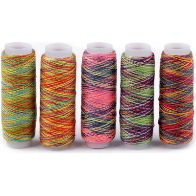 Prima-obchod Nitě PES multicolor návin 110 m, barva mix