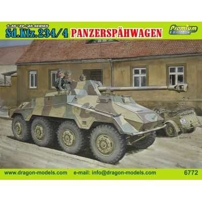 Dragon Models Model Kit military 6772 SD.KFZ.234/4 PANZERSPÄHWAGEN PREMIUM EDITION 1:35