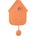 Karlsson Стенен часовник с кукувица Modern Cuckoo оранжев (KA5768OR)