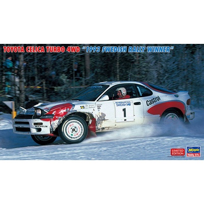 Hasegawa Toyota Celica Turbo 4WD 1993 Swedish Rally Winner 1:24