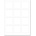 CDRmarket Самозалепващи етикети 60 x 60 mm, 12 етикети, A4, 100 листа (R0ECO.6060)