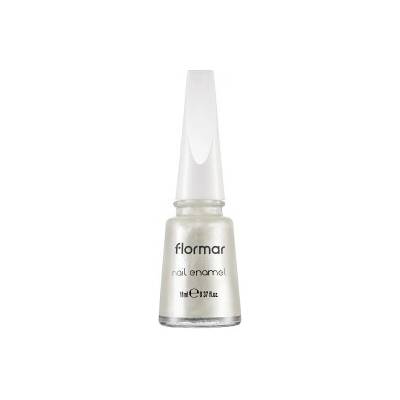 Flormar Pearly lak na nechty PL201 Luxury White 11 ml