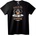 NOONEBRAND Тениска Събуди се и Пий Кафе - XL, Black