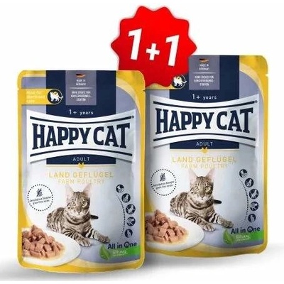 Happy Cat drůbeží 20 x 85 g