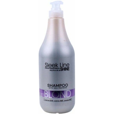 Stapiz Sleek Line Silk Šampon fialová blond 1l
