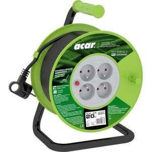 HSK Data PZ-4Z/OTM H05VV-F 3G1.0 20M прибиращ се удължителен кабел (M02047)