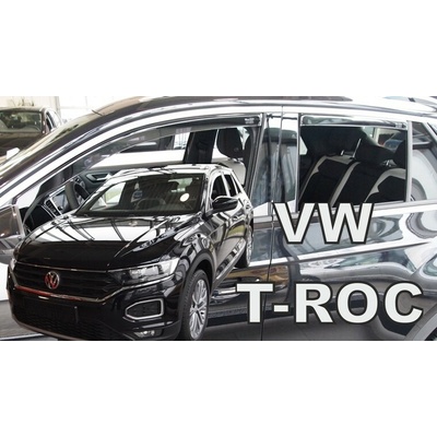 Deflektory Volkswagen T-Roc 2017 predné + zadné