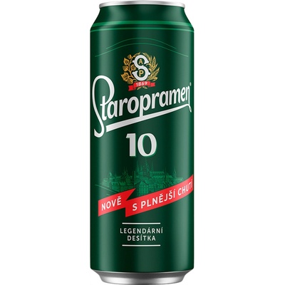 Staropramen Světlý 10° 0,5 l (plech)