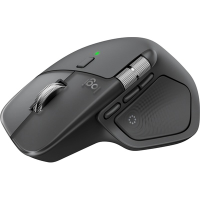 Мишка Logitech MX Master 4, оптична (8000 dpi), безжична, Bluetooth, USB, черна, 8 бутона (910-007562)