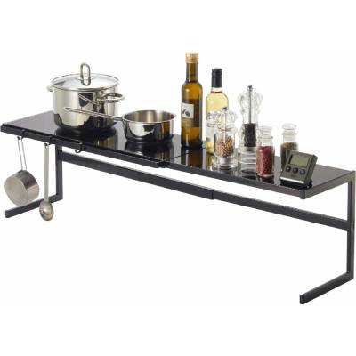Yamazaki Police kuchyňská roztažitelná Tower 4481 kov 54-92 cm černá