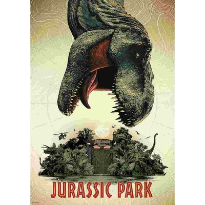 TREFL Premium Plus Jurassic Park Filmový plakát 1000 dílků