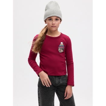 GAP Бебешка тениска с щампа Gap GAP | Cherven | Момичешки | 104/110