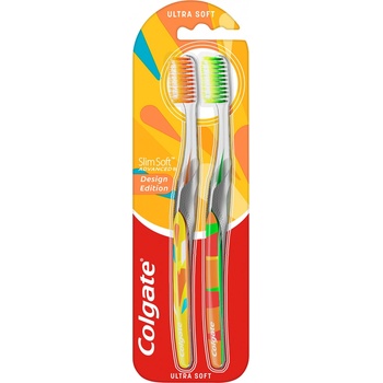 Colgate Zubná kefka Slim Design Edition Soft 2 ks