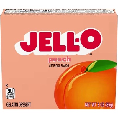Jell-O instantní želatina s broskvovou příchutí 85 g