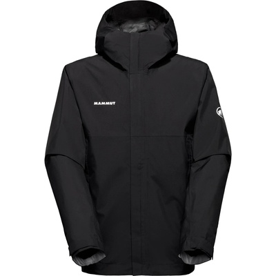 Mammut Мъжко водоустойчиво яке Mammut Treeline Light Hardshell Hooded Jacket Waterproof jacket - Black - размер 3XL (002-3347-0116)