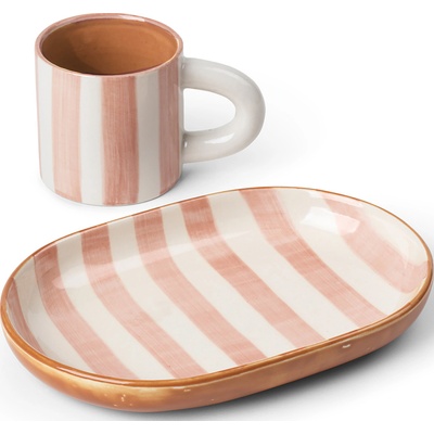 Ferm Living Детски съдове Milu розови 2 части (1104264956)