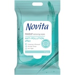 Novita Мокри кърпи за почистване на грим Novita - 15 броя (1100022082) - baby