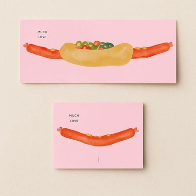 Paper Collective – Art Card, Suzie the Sausage