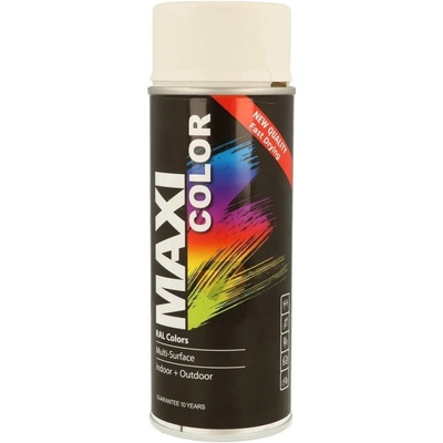 Maxi Color rýchloschnúca matná čistá farba v spreji 400 ml RAL 9010 biela