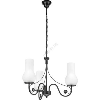 Brilagi - LED Пендел COTTAGE 3xE14/40W/230V черен/бял (BG1512B)