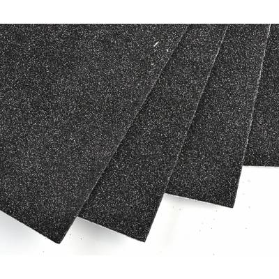 machová guma A4 glitter čierna