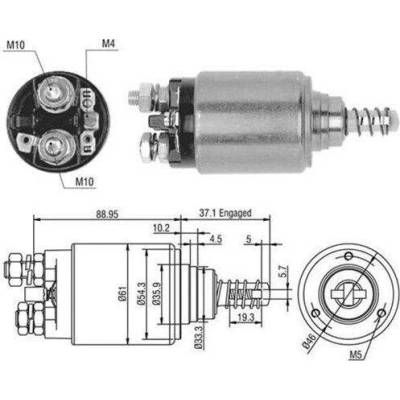 Elektromagnetický spínač, startér MAGNETI MARELLI 940113050402