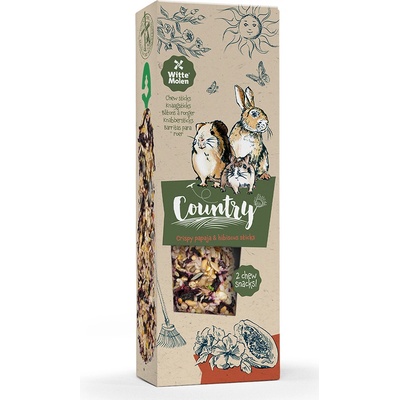 Witte Molen Country Sticks tyčinky papája&ibišek 110 g