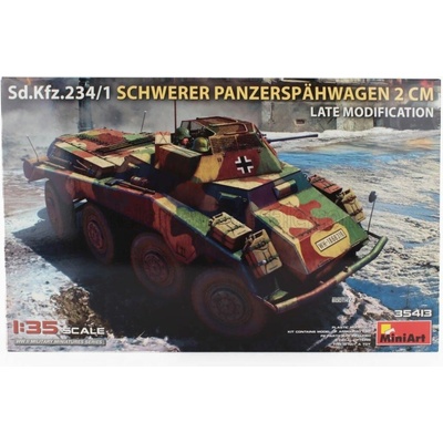 Miniart Tank Sd.kfz.234/1 Military Schwerer Panzerspahwagen / 1:35