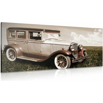 Obraz retro americký automobil - 120x60