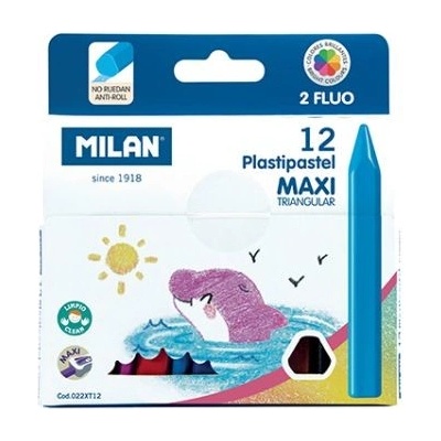 MILAN MAXI plastické 10 ks + 2 ks FLUO