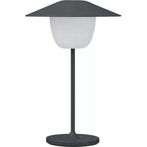 blomus Преносима настолна лампа ANI MINI, 21 см, LED, магнитно сив, алуминий, Blomus (BM67075)