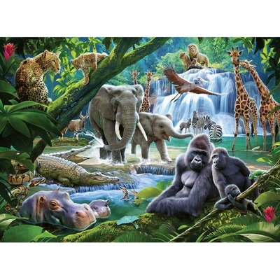 Ravensburger 129706 Rodina z džungle 100 dielov