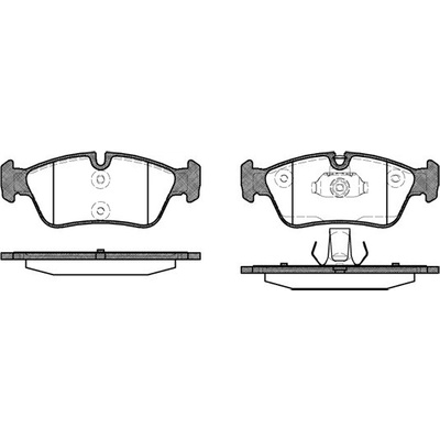 Sada brzdových platničiek kotúčovej brzdy REMSA 0384.40