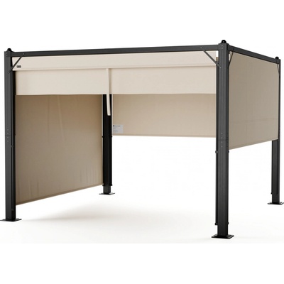 Blumfeldt Pantheon Cortina altánok 3x3 m prášková rolety (GDI17-Cortina3x3BLBE)