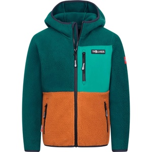TROLLKIDS Детско поларено яке Trollkids Kid's Aurlandsfjord Jacket Fleece jacket - Midnight Petrol / Teak Brown - размер 92 (EU) (703-3292-1111)